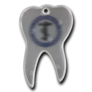 heijastin hammas omalla painatuksella