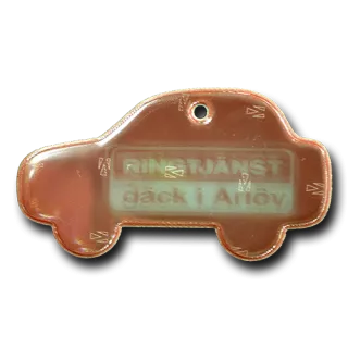 pehmoheijastin autolla