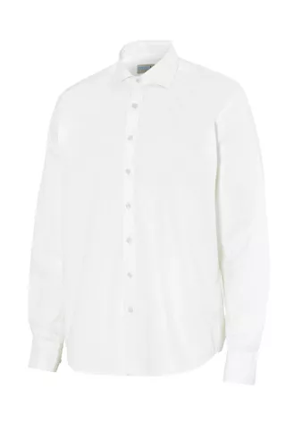 Cottover Twill Kauluspaita Comfort Valkoinen