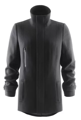 Harvestfrost Naisten Hybrid Wool Coat Musta