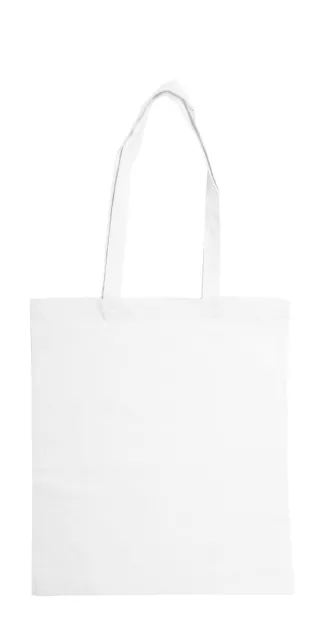 Kangaskassi 150 G, Pitkät Kantokahvat  Valkoinen