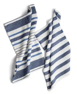 Kosta Linnewäfveri Keittiöpyyhe, 2 Kpl Tummansininen