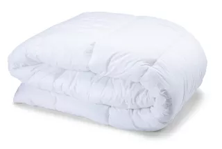 Mikrokuituinen Peitto, Lämmin Valkoinen