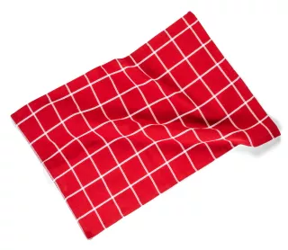 Sandbogen Recycled Keittiöpyyhe Punainen