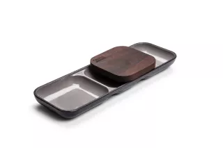 Valurautainen Tarjoiluastiasetti Musta