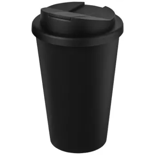 Americano® Kierrätetty 350 Ml Muki, Läikyttämätön Kansi  Musta