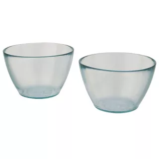 Cuenc 2-osainen Lasikulhosetti, Kierrätyslasia Kirkas Läpinäkyvä