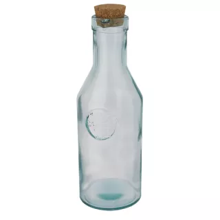 Fresqui Karahvi Kierrätyslasista, Kansi Korkkia Kirkas Läpinäkyvä