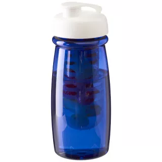 H2o Active® Pulse 600 Ml Läppäkantinen Urheilujuomapullo & Uuttaja Läpinäkyvä Sininen