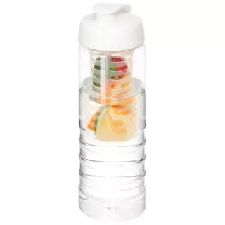 H2o Active® Treble 750 Ml Pullo, Läppäkansi Ja Uuttaja Läpinäkyvä