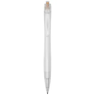 Honua-kuulakärkikynä, Kierrätettyä Pet-muovia  Oranssinpunainen / Kirkas Läpinäkyvä