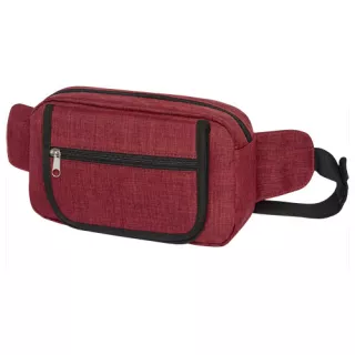 Hoss-vyölaukku Meleerattu Tummanpunainen