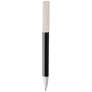 Medan-kuulakärkikynä Ja Puhelinteline, Valmistettu Vehnänoljesta Musta