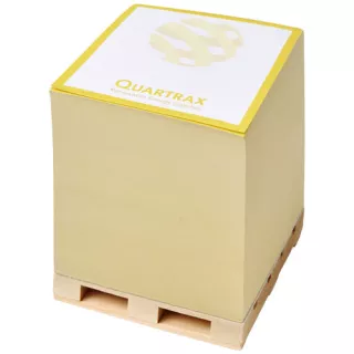 Pallet Block Mate®-muistiokuutio Lavalla, 1a, 100x100 Valkoinen