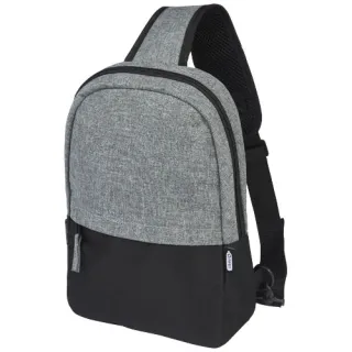 Reclaim Grs-kierrätetty Kaksisävyinen Sling-laukku 3,5 L Musta / Meleerattu Harmaa