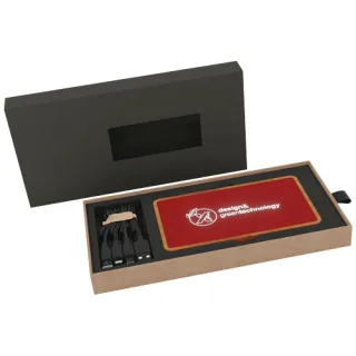 Scx.design P36 5000 Mah:n Valaistuva Langaton Varavirtalähde Mid Red / Puu