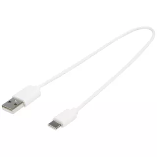 Usb-a – Type-c Tpe 2a -johto Valkoinen