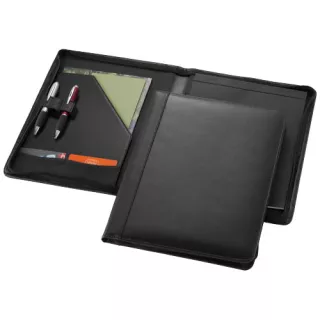 Vetoketjullinen Harvard-nahkakansio, Koko A4 Musta