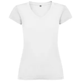 Victoria Naisten Lyhythihainen T-paita V-kaula-aukolla