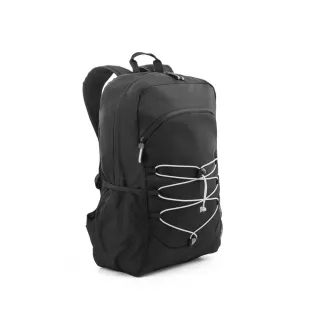 Delfos Backpack. 15'6'' Kannettavan Tietokoneen Reppu 300d Pet (100% Rpet) Ja 600d Pet (100% Rpet) -materiaaleista Musta