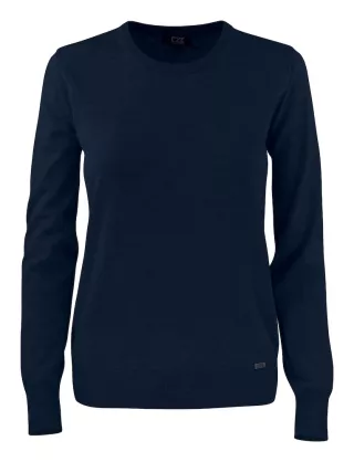 Cutterandbuck Kennewick Crewneck Ladies Tumman Sininen
