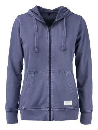 Cutterandbuck Thorp Denim Hood Fz Ladies