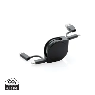 Rcs 6-in-1 Kaapeli Kierrätetystä Muovista Ja Tpe:stä Musta