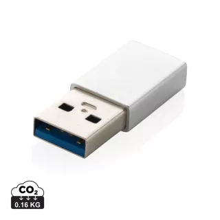 Usb A / Usb C Adapterisetti Hopeanvärinen