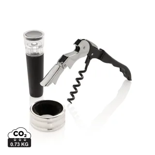 Vino Sommelier Setti 3kpl Hopeanvärinen