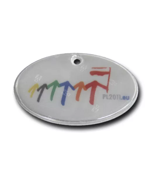 heijastin omalla painatuksella