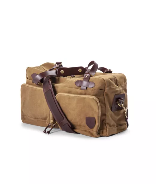 Canvas-kuriirilaukku Hiekka