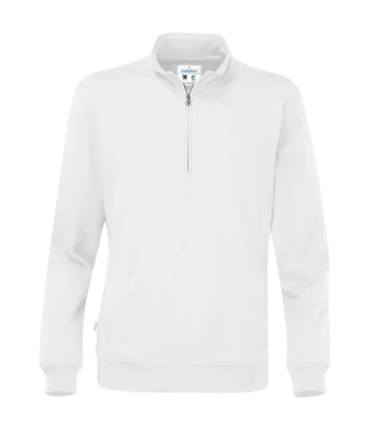 Cottover Half Zip Unisex Valkoinen