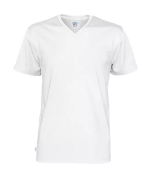 Cottover T-paita, V-aukko Valkoinen
