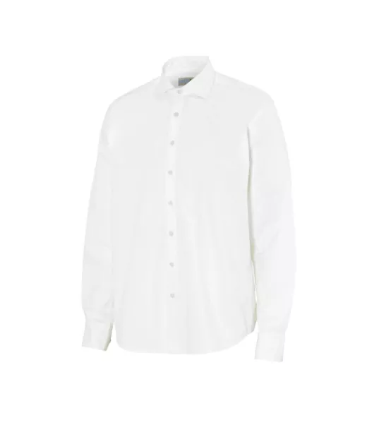 Cottover Twill Kauluspaita Comfort Valkoinen