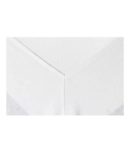 Muotoonommeltu Pellavalakana Valkoinen