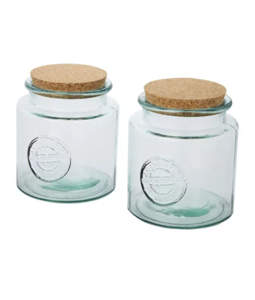 Aire 2-osainen 1500 Ml:n Säilytyssetti Kierrätyslasista Kirkas Läpinäkyvä