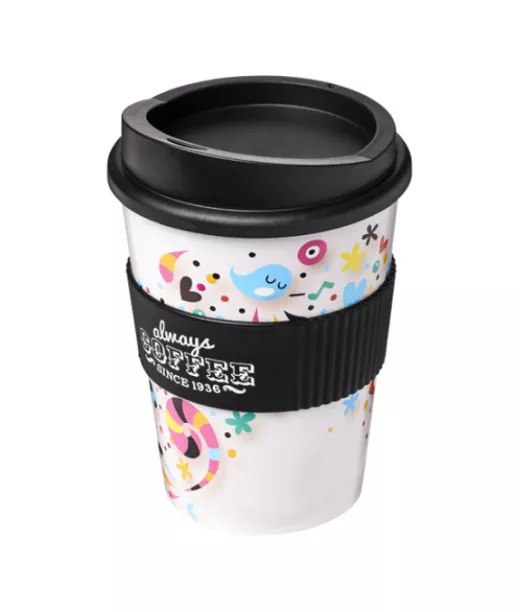 Brite-americano® Medio 300 Ml Muki Oterenkaalla Musta