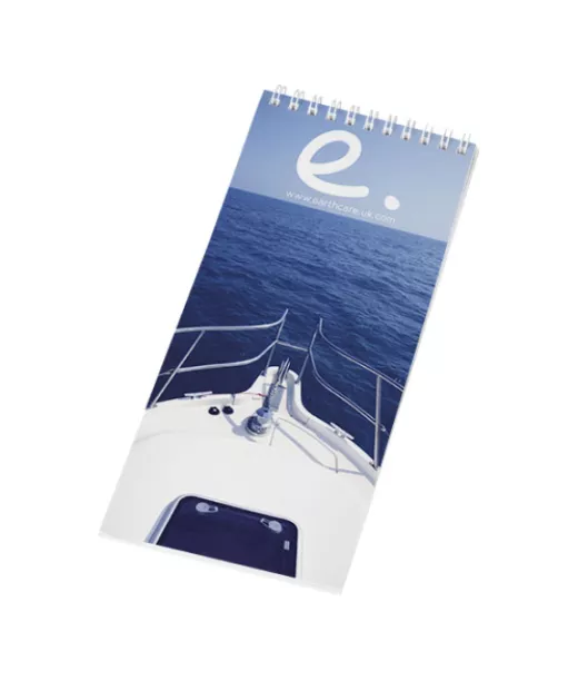 Desk-mate®  Kierremuistikirja, 1/3 A4 Valkoinen