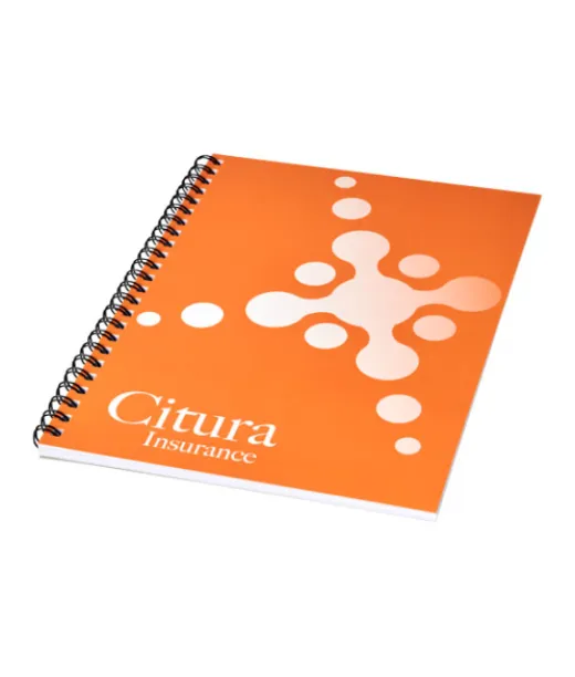 Desk Mate®-muistikirja, A5, Synteettinen Kansi Valkoinen / Musta