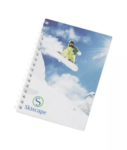 Desk-mate Muistikirja, A6, Synteettinen Kansi Valkoinen