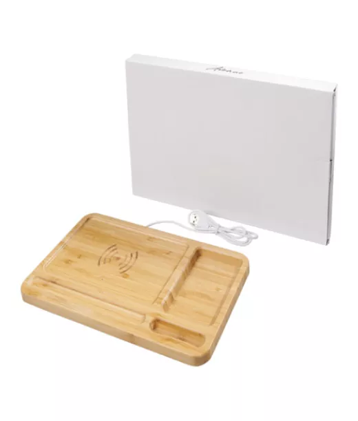 Frame-työpöydänjärjestäjä, Langattomasti Lataava Natural