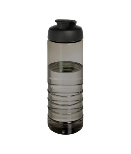 H2o Active® Eco Treble 750 Ml:n Juomapullo Flip Lid -kannella Hiili / Musta
