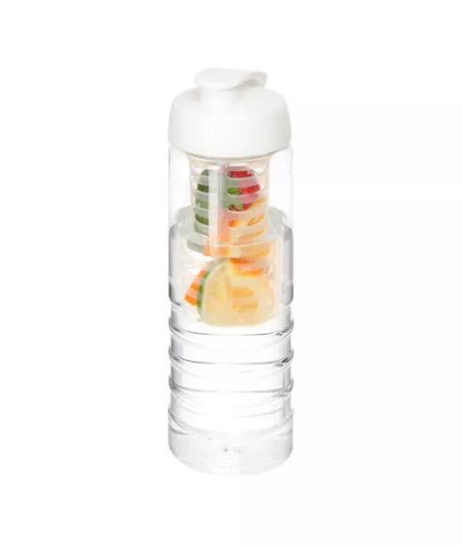 H2o Active® Treble 750 Ml Pullo, Läppäkansi Ja Uuttaja Läpinäkyvä