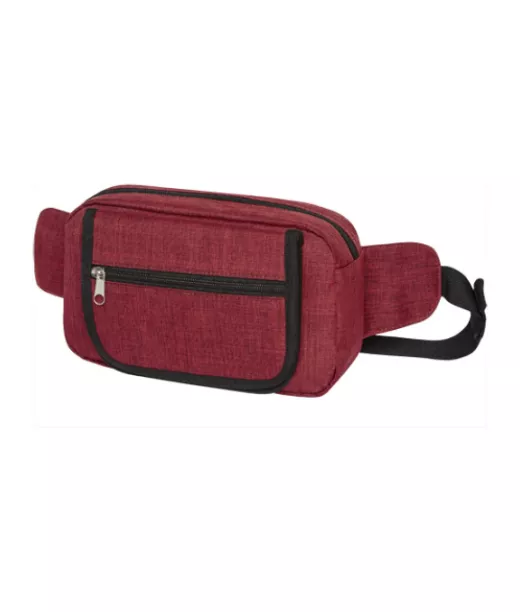 Hoss-vyölaukku Meleerattu Tummanpunainen