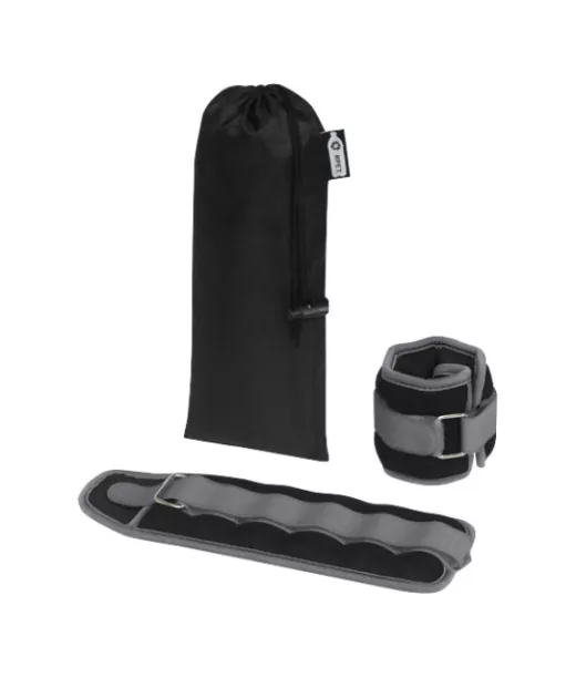 Jane Säädettävä 0,5 Kg:n Kahden Kappaleen Nilkka-/rannepainon Setti Harmaa