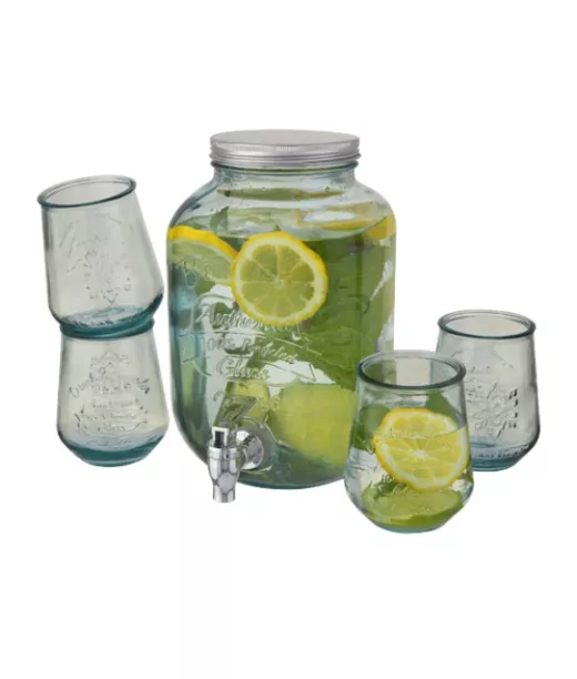 Jardim 5-osainen Juomatarvikesetti, Kierrätyslasia Kirkas Läpinäkyvä