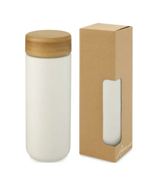 Lumi 300 Ml Keraaminen Kahvimuki Bambukannella