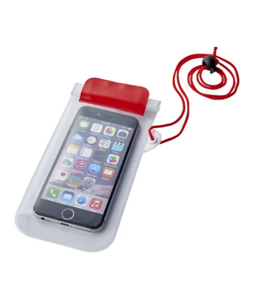 Mambo-säilytyspussi älypuhelimelle, Vedenpitävä Punainen
