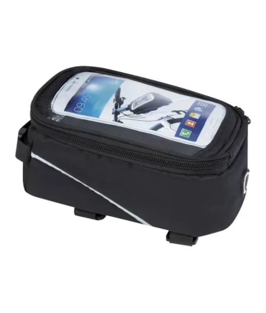 Mathieu-pyörälaukku Puhelintaskulla Musta