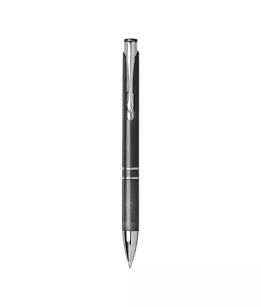 Moneta-kuulakärkikynä Abs-muovista, Vehnänolkivarrella Ja Naksautusmekanismilla Musta